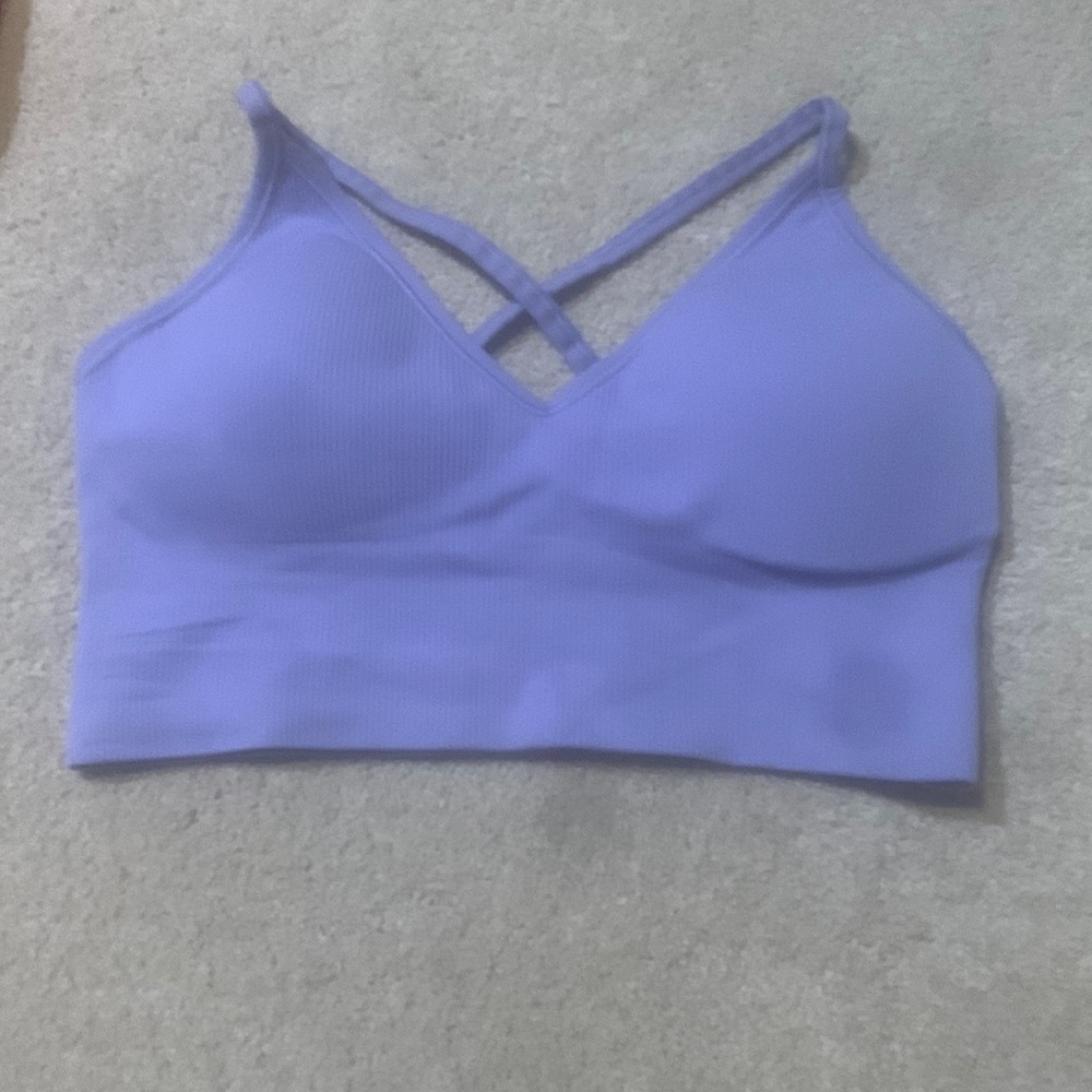 Purple bra